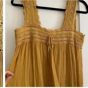 Doen briony dress mustard